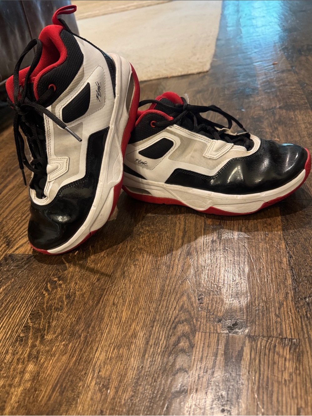 JORDAN STAY LOYAL 3 GS 'WHITE BLACK GYM RED'